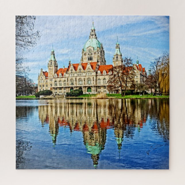 Puzzle Nuevo ayuntamiento - Hanover, Alemania - 20x20 - 6 (Vertical)