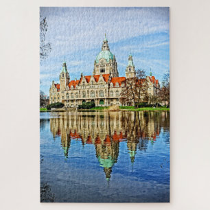 Puzzle Nuevo ayuntamiento - Hanover Alemania - 20x30 - 10