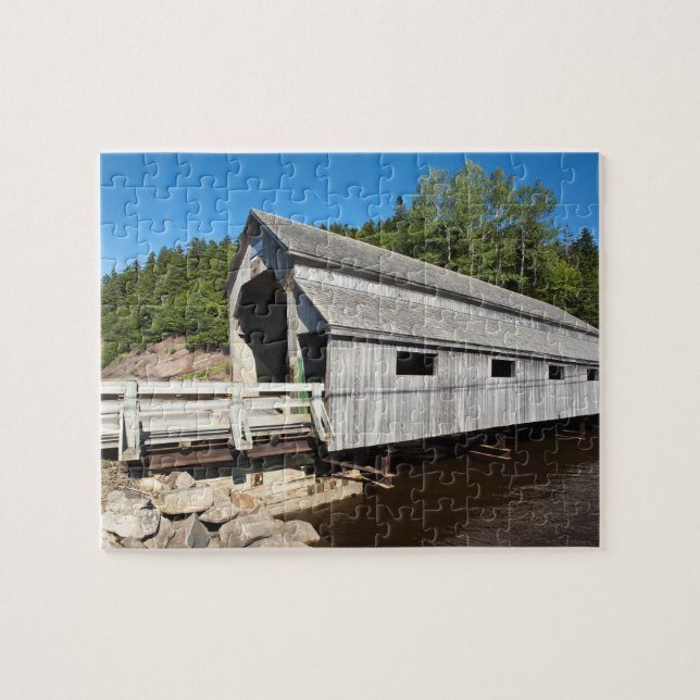 Puzzle Nuevo Brunswick, Canadá. Río Irish cubierto (Horizontal)