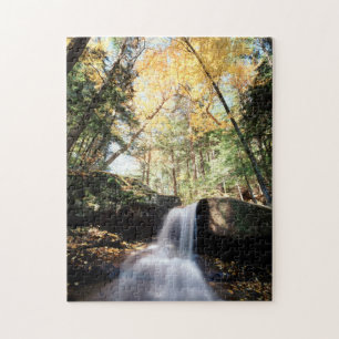 Puzzle Nuevo Hampshire, una cascada en el White
