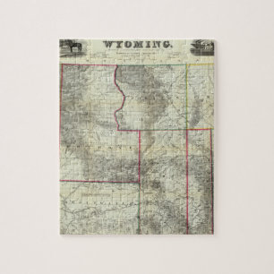 Puzzle Nuevo mapa de Holt, Wyoming