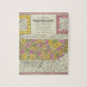 Puzzle Nuevo Mapa De Tennessee