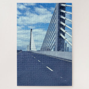 Puzzle Nuevo puente colgante New Ross Wexford Irlanda.