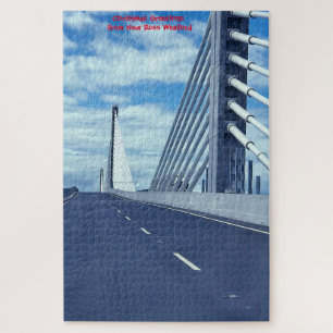 Puzzle Nuevo puente colgante New Ross Wexford Irlanda. Ji