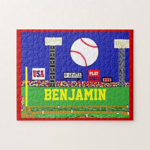 Puzzle Nuevo regalo personalizado del béisbol de los