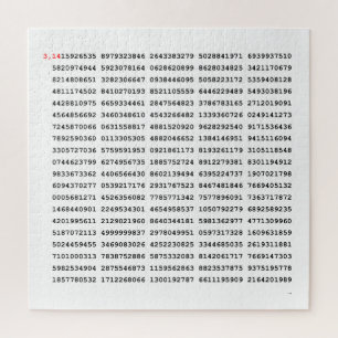 Puzzle Número De Pi De 1000 Primeros Dígitos Símbolo ma