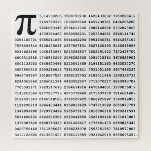 Puzzle Número Pi De 1000 Primeros Dígitos  Símbolo mat