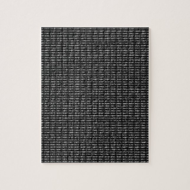 Puzzle Números primos (Vertical)