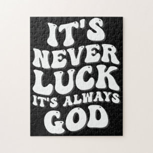 Puzzle Nunca es una suerte que siempre sea Dios