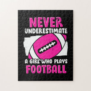 Puzzle Nunca Subestimes A Un Chica Que Juega Fútbol