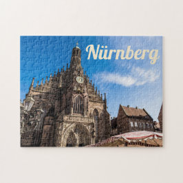 Puzzle Nuremberg Hauptmarkt Nürnberg Bavaria Alemania