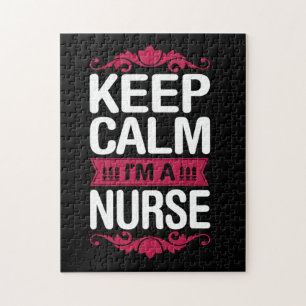 Puzzle Nurse Gift Mantener La Calma Soy Una Enfermera