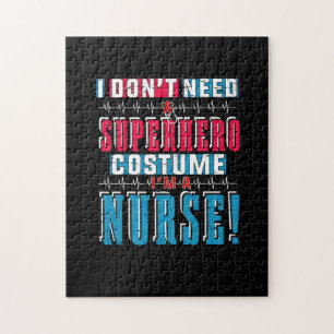 Puzzle Nurse Gift No Necesito Un Superhéroe