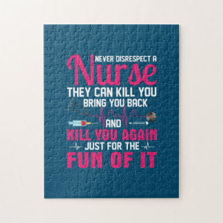 Puzzle Nurse Gift | Nunca Ignorar A Una Enfermera
