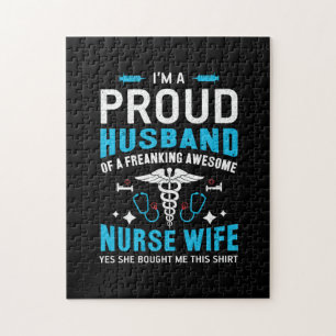 Puzzle Nurse Gift Soy Un Esposo Orgulloso