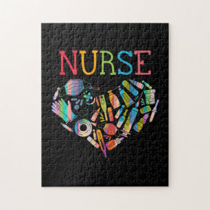 Puzzle Nurse Love Nursing Student RN Life Thank You