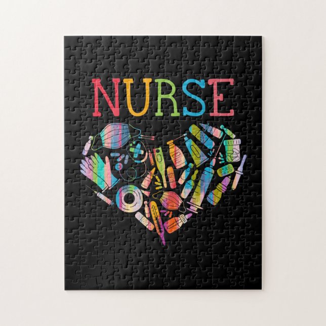 Puzzle Nurse Love Nursing Student RN Life Thank You (Vertical)