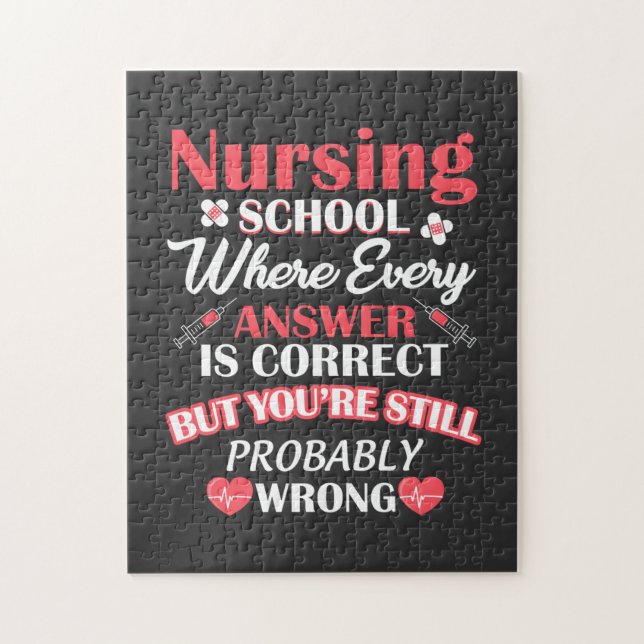 Puzzle Nursing Life | Nursing School Student (Vertical)