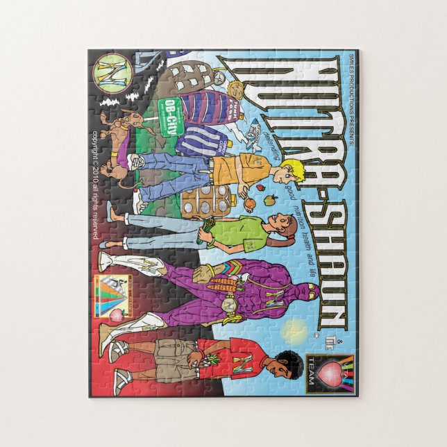 Puzzle Nutra-Shaun y el equipo Vita (Vertical)