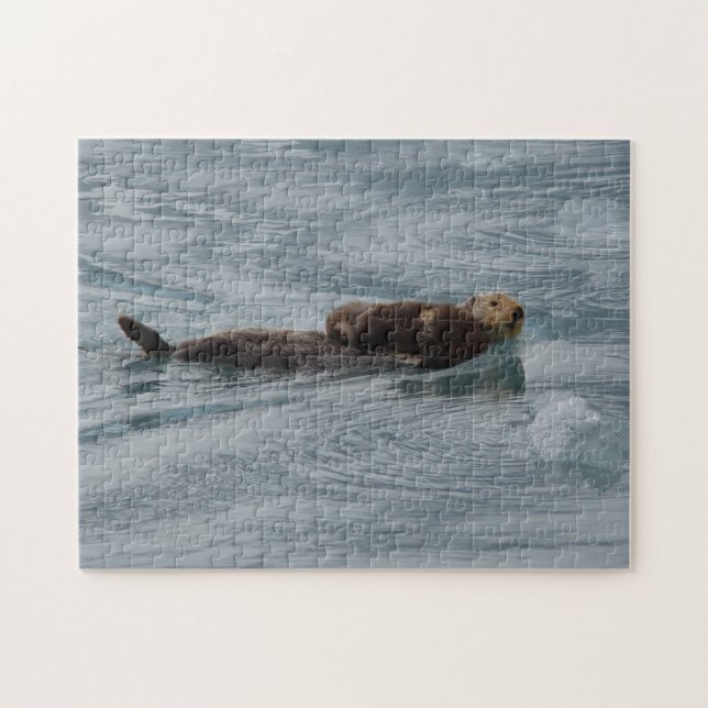 Puzzle nutria de mar (Horizontal)