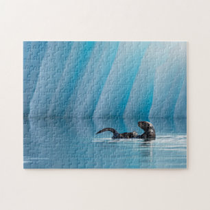 Puzzle Nutria de mar juguetona