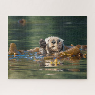 Puzzle Nutria de mar que agita