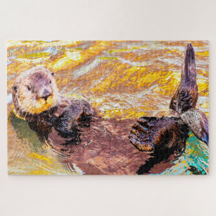 Puzzle Nutria marina