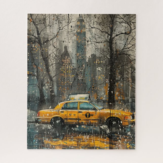 Puzzle NYC Cab II Amarillo (Vertical)