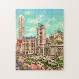 Puzzle NYC - Calle 42 y 5ta Avenida 11x14