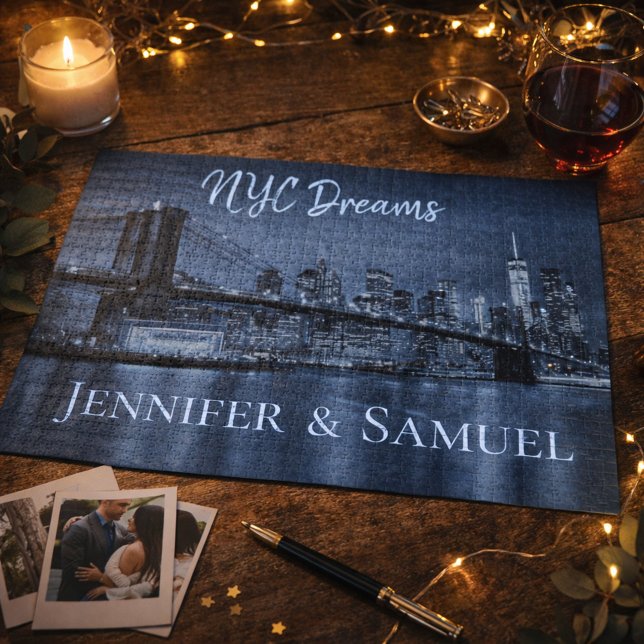 Puzzle NYC Dreams Romantic Skyline  (Subido por el creador)