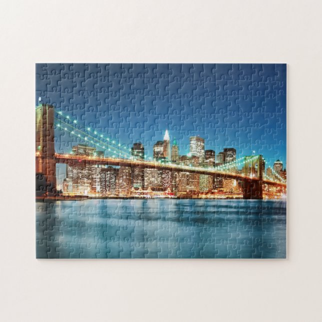 Puzzle NYC Sights Skyline City Sights New York (Horizontal)