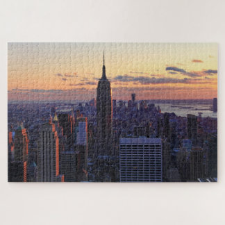 Puzzle NYC Skyline justo antes del atardecer