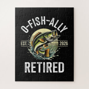 Puzzle O-Fish-Ally Jubilado 2026 Pescador Pesca
