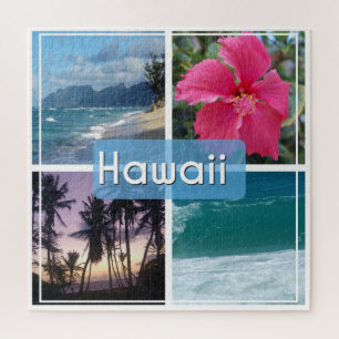 Puzzle Oahu, capa marina de Hawaii