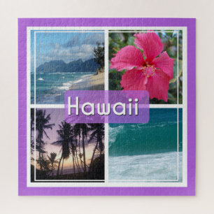 Puzzle Oahu, capa marina de Hawaii