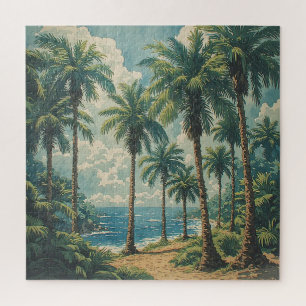Puzzle Oasis Costero Tropical