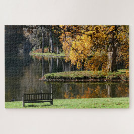 Puzzle Oasis de paz, otoño en Stourhead