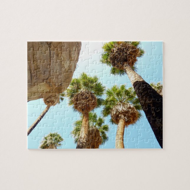Puzzle Oasis Palms en el Parque Nacional Joshua Tree (Horizontal)