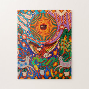 Puzzle Oaxaca México México Viaje Boho de arte tribal m