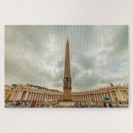 Puzzle Obelisk y la columnata de Bernini, Roma, Italia