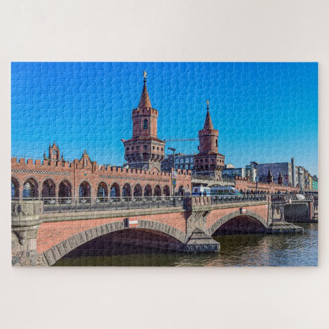 Puzzle Oberbaumbrucke Bridge Alemania (Horizontal)