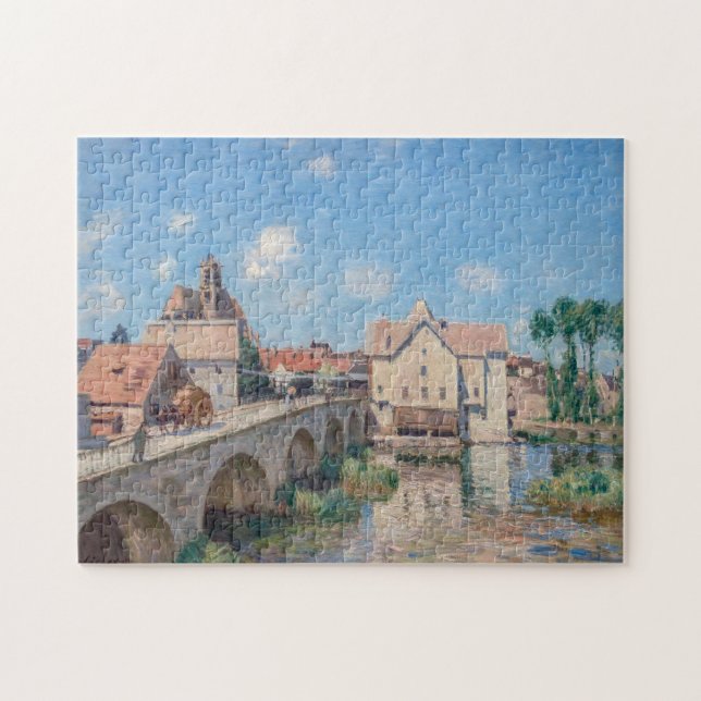 Puzzle Obra de arte de Alfred Sisley - Le Pont de Moret (Horizontal)