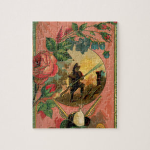 Puzzle Obra de arte de bomberos de vintage de los años 18