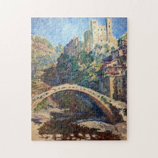 Puzzle Obra de arte de Claude Monet - El castillo de Dolc (Vertical)
