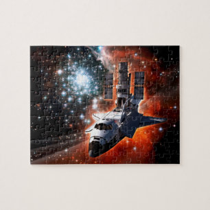 Puzzle Obra de arte del telescopio Hubble del transbordad