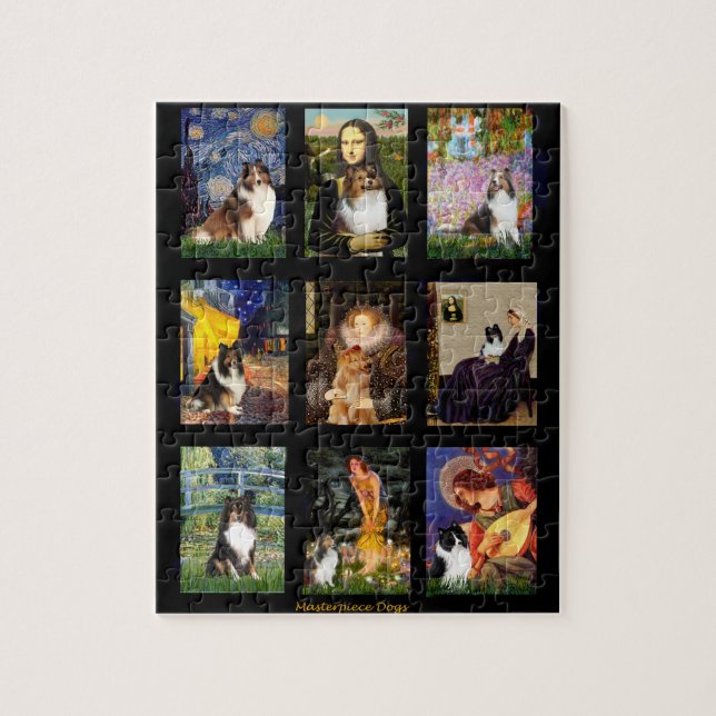 Puzzle Obra maestra compuesta de Shetland Shetland (Vertical)