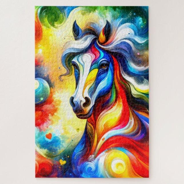 Puzzle Obras de arte de caballos (Vertical)