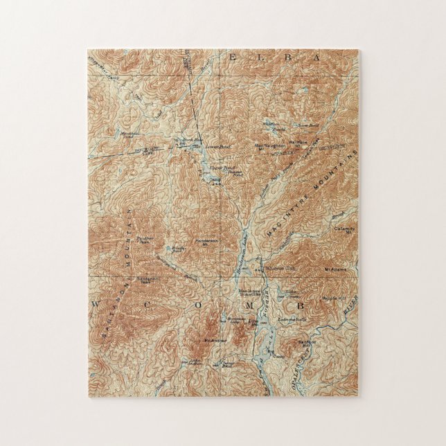 Puzzle Obras Superiores, Área de Tahawus, Altos picos de  (Vertical)