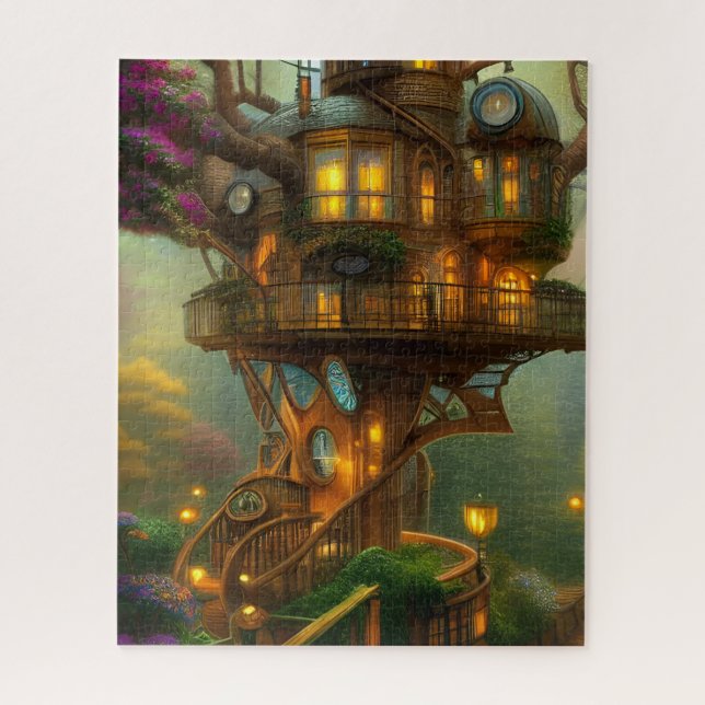 Puzzle Observatorio Steampunk Treehouse (Vertical)