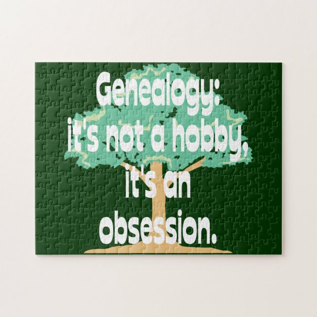 Puzzle Obsesión de la genealogía (Horizontal)